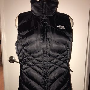 THE NORTHFACE Women's Down Puffy Vest Sz M Black